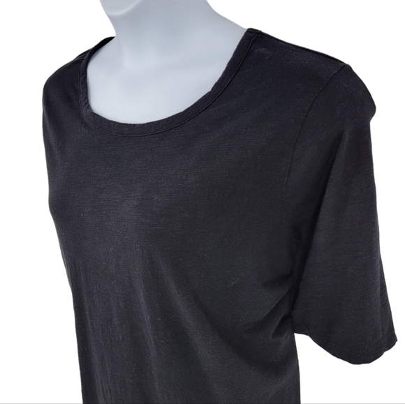 Lane Bryant Black Textured Tunic/T Shirt Loose Fit Size 26/28 - Picture 5 of 5